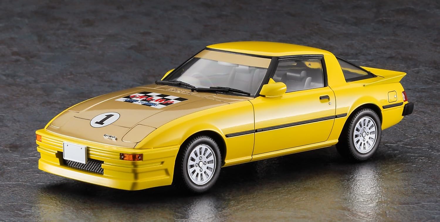 Hasegawa SP634 1/24 Yoroshiku Mecha-Doc Mazda Savanna Champ RX-7 (Comic Version) - BanzaiHobby