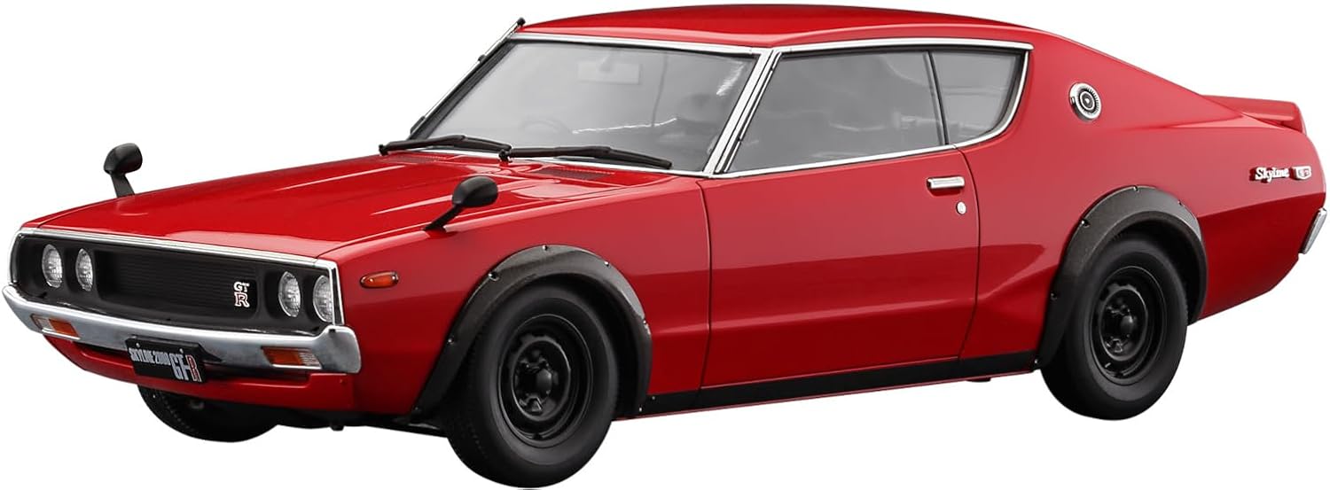 Hasegawa 20818 1/24 Nissan Skyline 2000GT-R (KPGC110) Red Color (Kenmeri) - BanzaiHobby