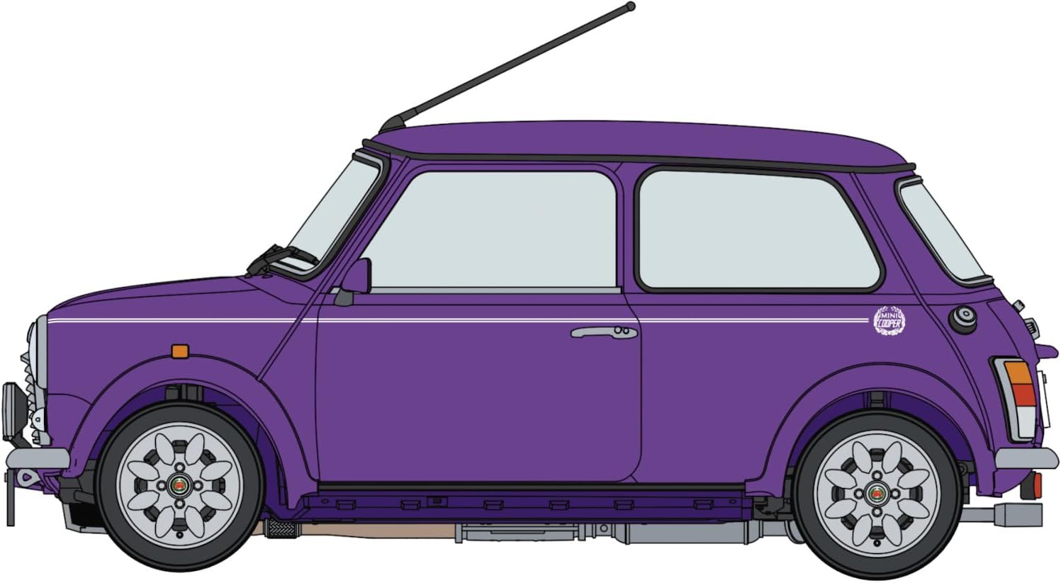 Hasegawa 20814 1/24 Mini Cooper Sport Pack Limited Amaranth Purple (1998) - BanzaiHobby