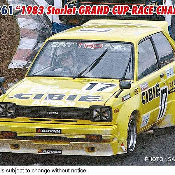 Hasegawa 20796 1/24 Starlet KP61 1983 Starlet Grand Cup Race