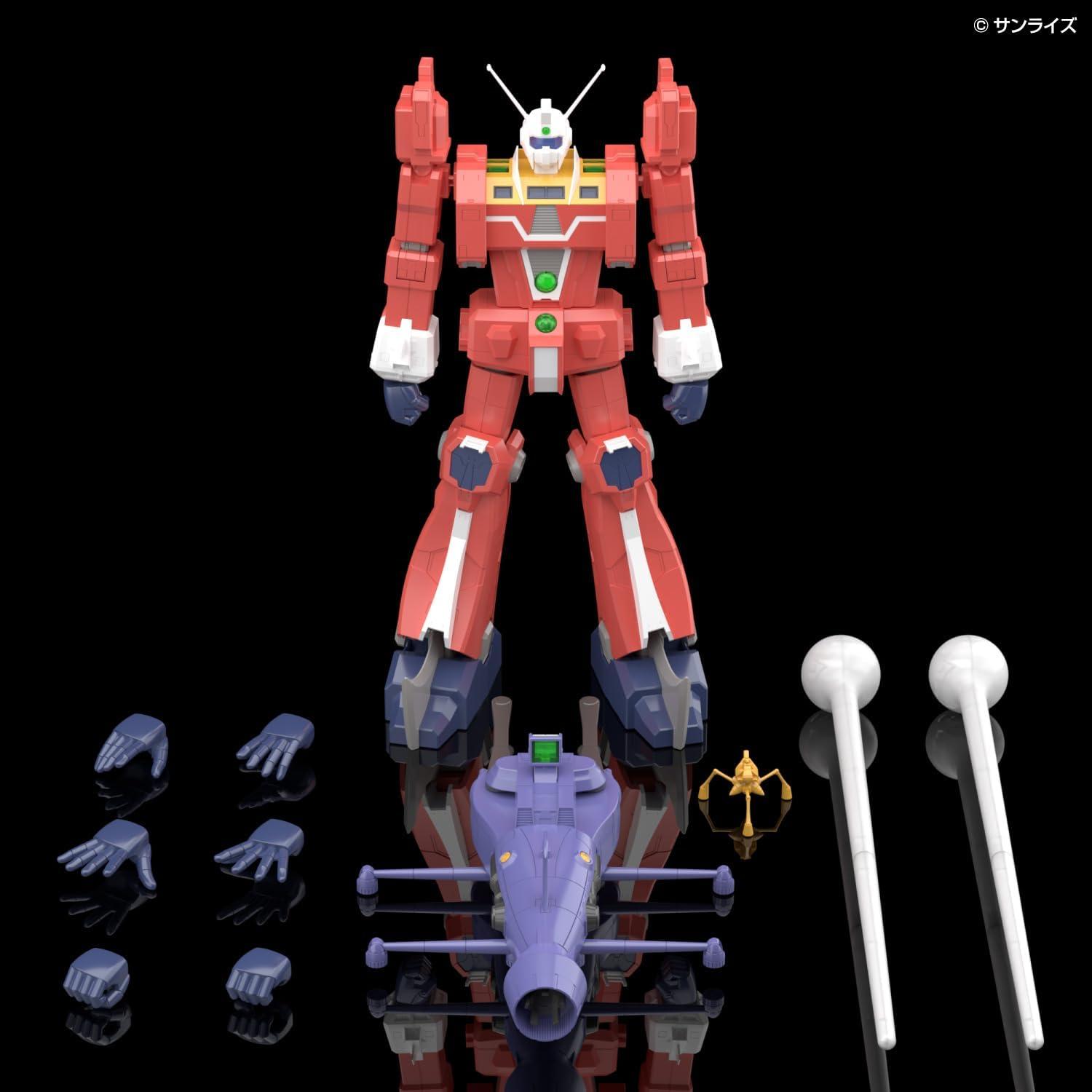 Aoshima ACKS DI-02 1/450 Space Runaway Ideon Anime Color Version - BanzaiHobby