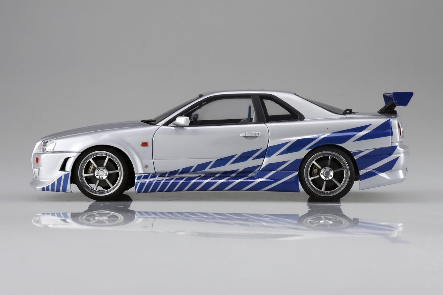 Aoshima 1/24 Movie Mecha WS-02 Fast & Furious R34 Skyline GT-R