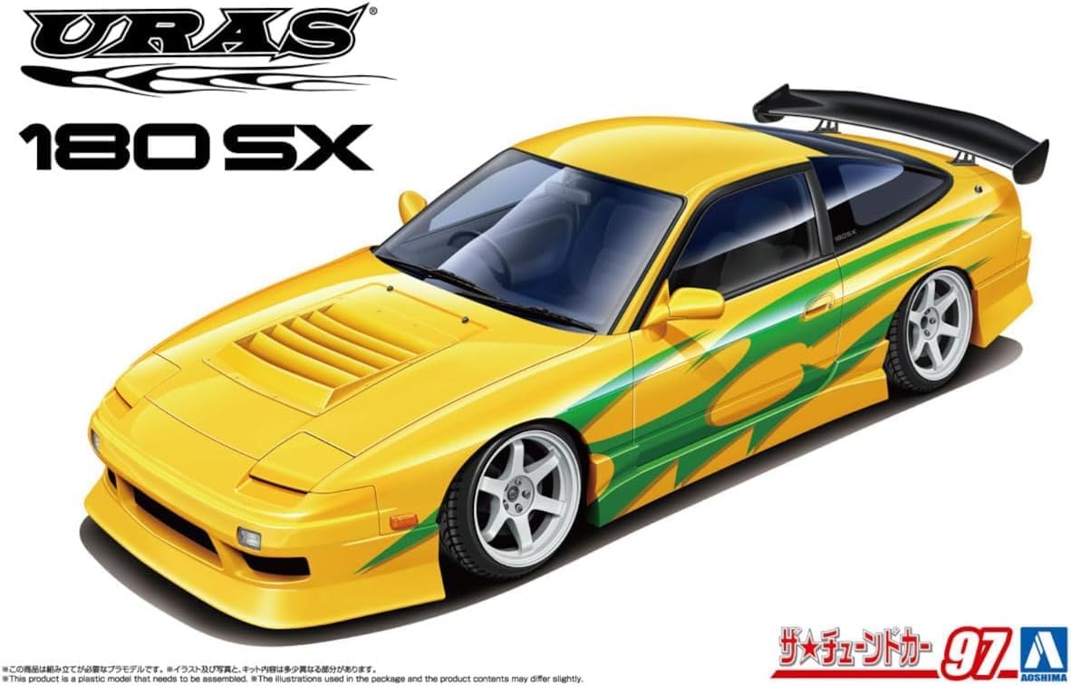 Aoshima 1/24 The Tuned Car No.97 URAS RPS13 180SX '96 Ver.1 (Nissan)