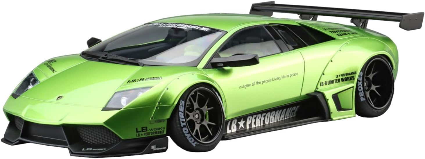 Aoshima Bunka Kyozai Liberty Walk No.22 LB Works Lamborghini Murcielago Ver.2 - BanzaiHobby