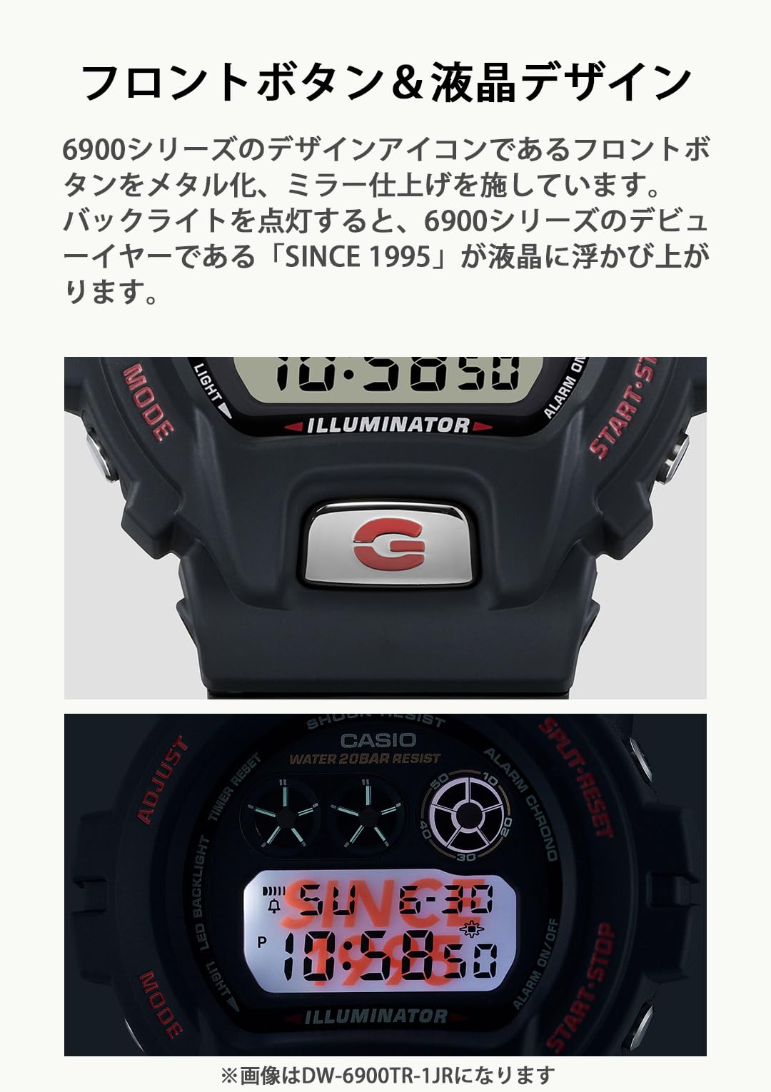 [カシオ] 腕時計 ジーショック 【国内正規品】DW-6900 30TH ANNIVERSARY MODELS DW-6900TR-1JR メンズ ブラック