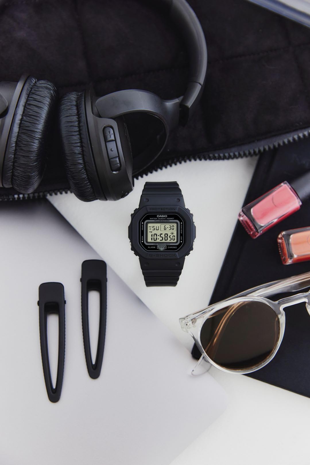 [カシオ] 腕時計 ジーショック 【国内正規品】 ミッドサイズモデル GMD-S5600BA-1JF レディース ブラック - BanzaiHobby