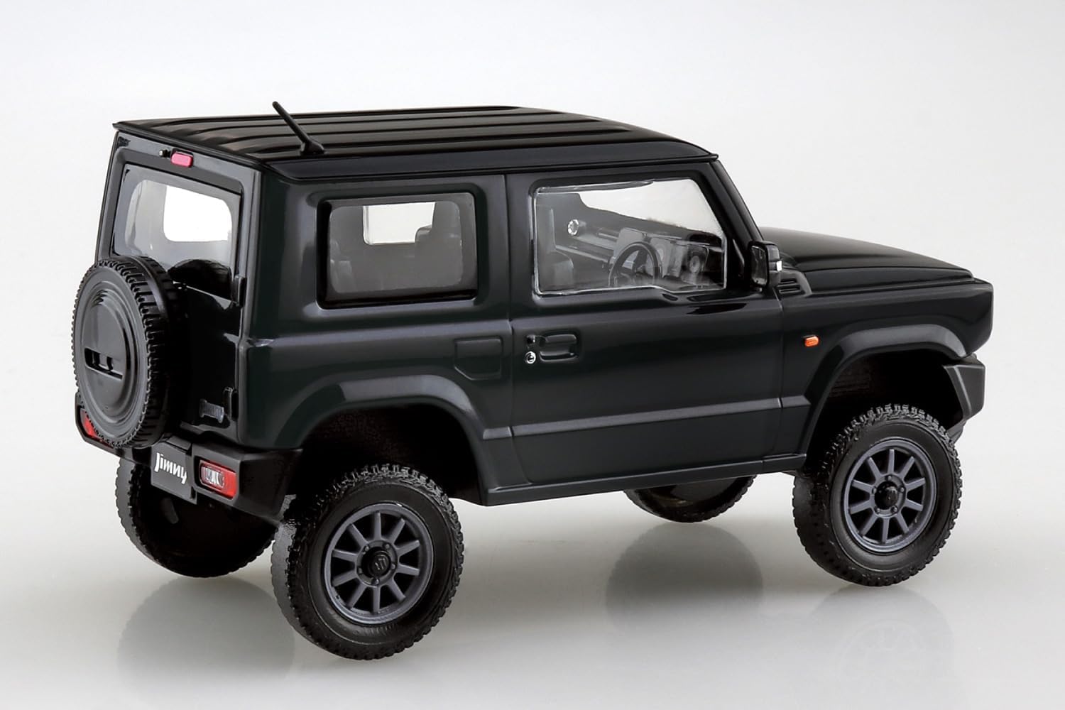 Aoshima 1/32 RakuPla Snap Kit No.09CU-BB Suzuki JB64 Jimny Custom Wheels (Bluish Black Pearl 3) - BanzaiHobby