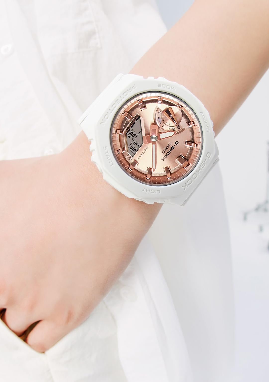 [カシオ] 腕時計 ジーショック 【国内正規品】 ミッドサイズモデル GMA-S2100MD-7AJF レディース ホワイト - BanzaiHobby