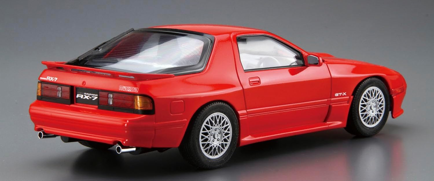 Aoshima 1/24 The Model Car Series No.64 Mazda FC3S Savannah RX-7 '89 - BanzaiHobby