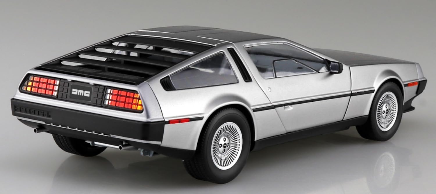 Aoshima 064351 1/24 Bunka Kyozai The Super Car No.21 '82 DeLorean Plastic Model DMC-12