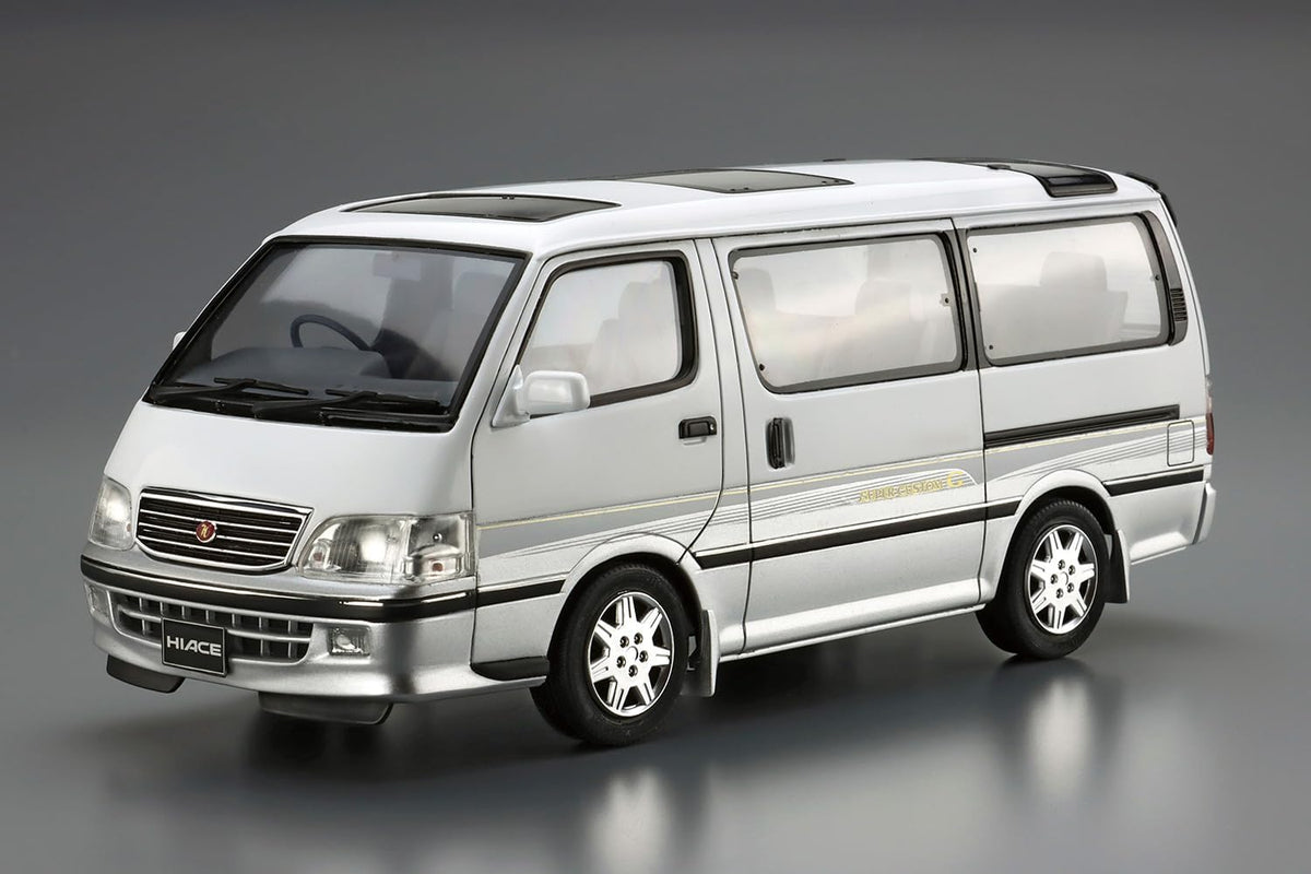 Aoshima 1/24 The Model Car No. 133 Toyota KZH100G Hiace Super Custom G '99