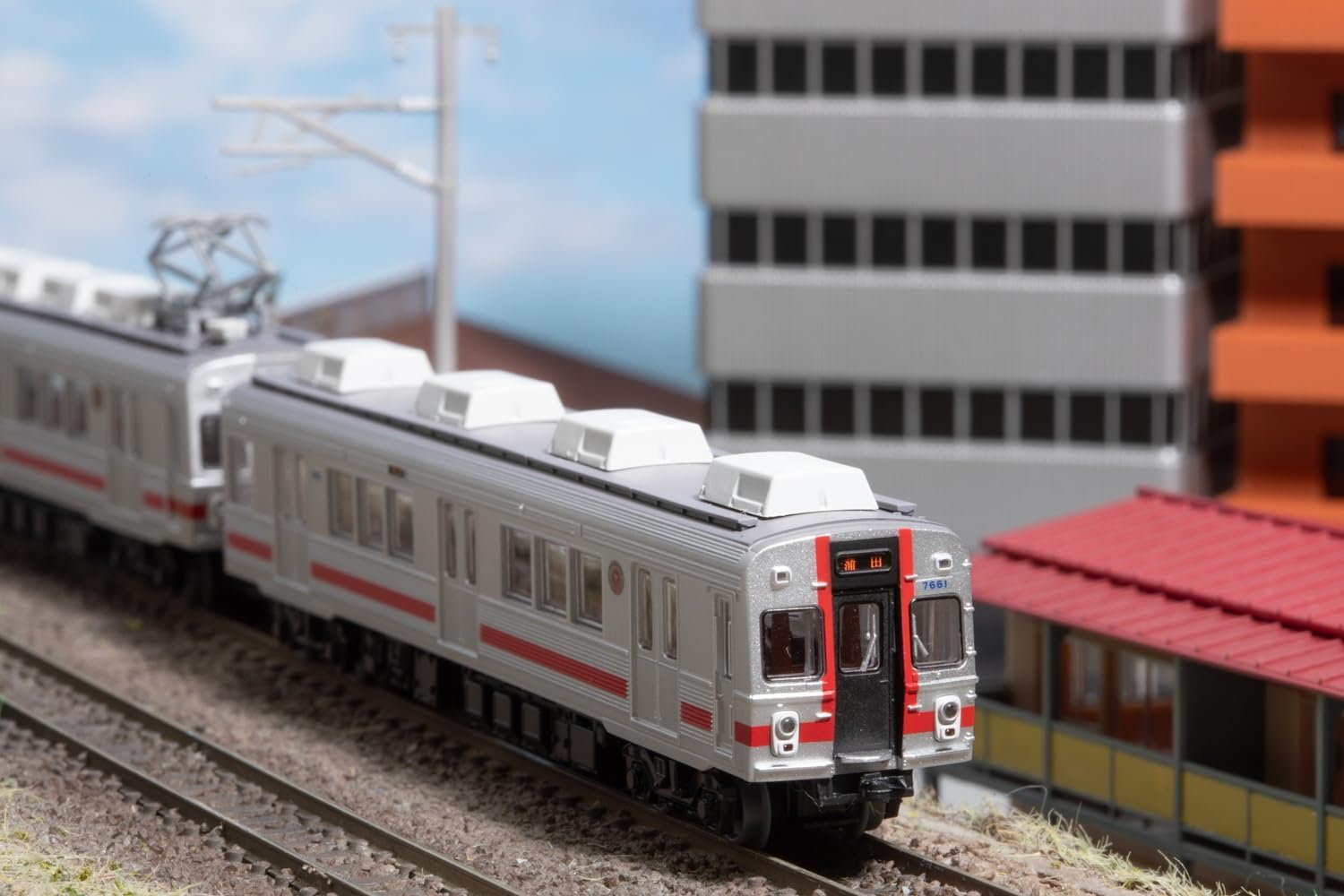 TOMYTEC Railway Collection Tokyu Corporation 7600 Series (7601 Formation) 3 Cars Set - BanzaiHobby