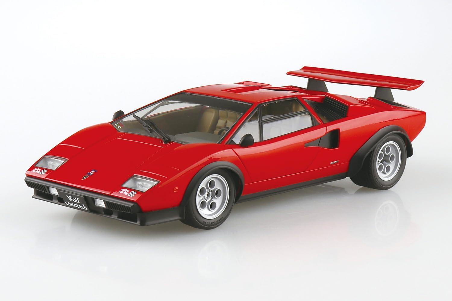 Aoshima 1/24 The Super Car Series No.16 '75 Wolf Countach Version 1 - BanzaiHobby