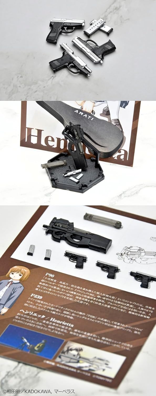 TOMYTEC LA-GG01 1/12 Little Armory Gunslinger Girl Henrietta P90/P239 Type
