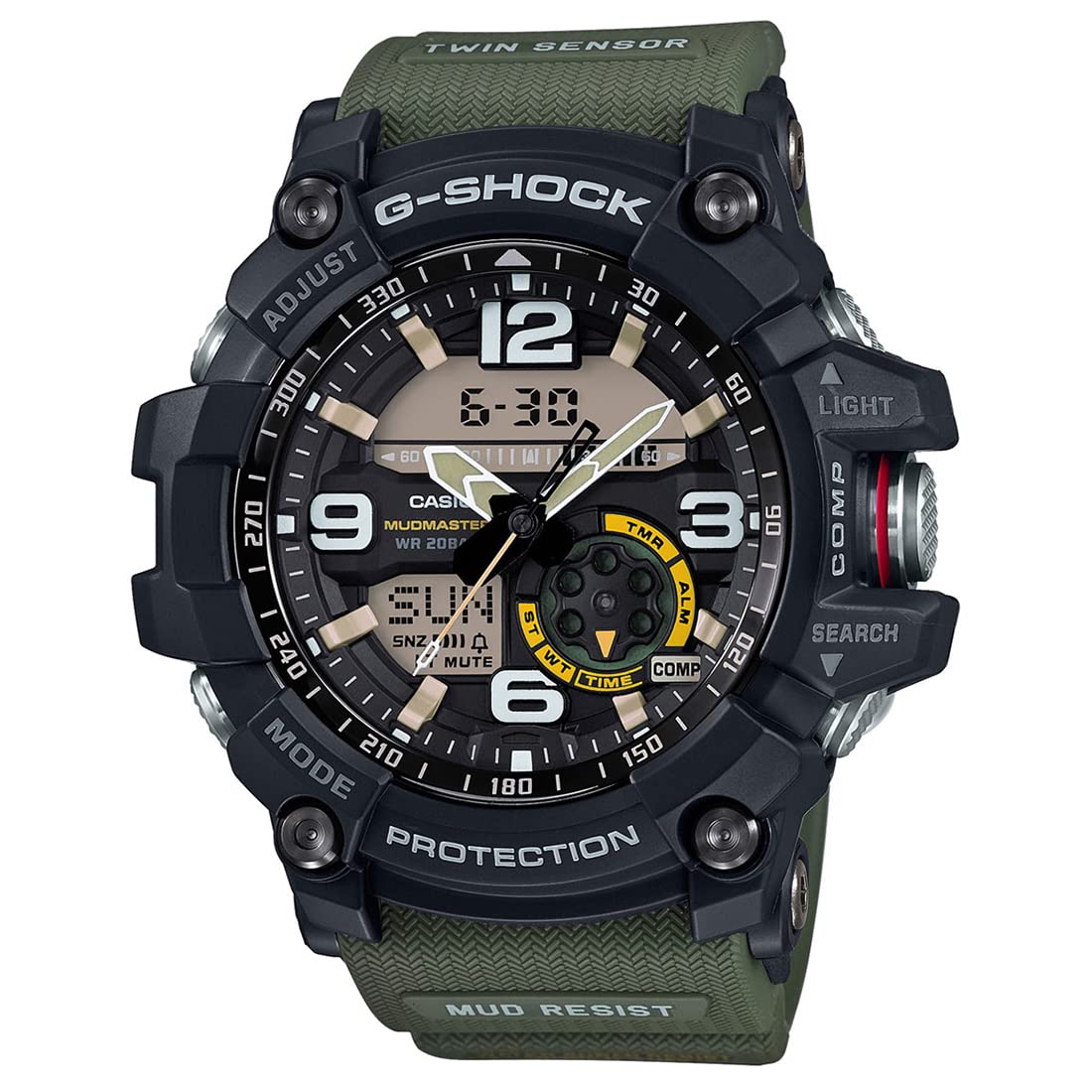 CASIO(カシオ) G-SHOCK マッドマスター MUDMASTER アナデジ　GG-1000-1A3　/　GG-1000-1A3DR　海外モデル (国内品番　GG-1000-1A3JF　と同型) 男性用 メンズ [並行輸入品]