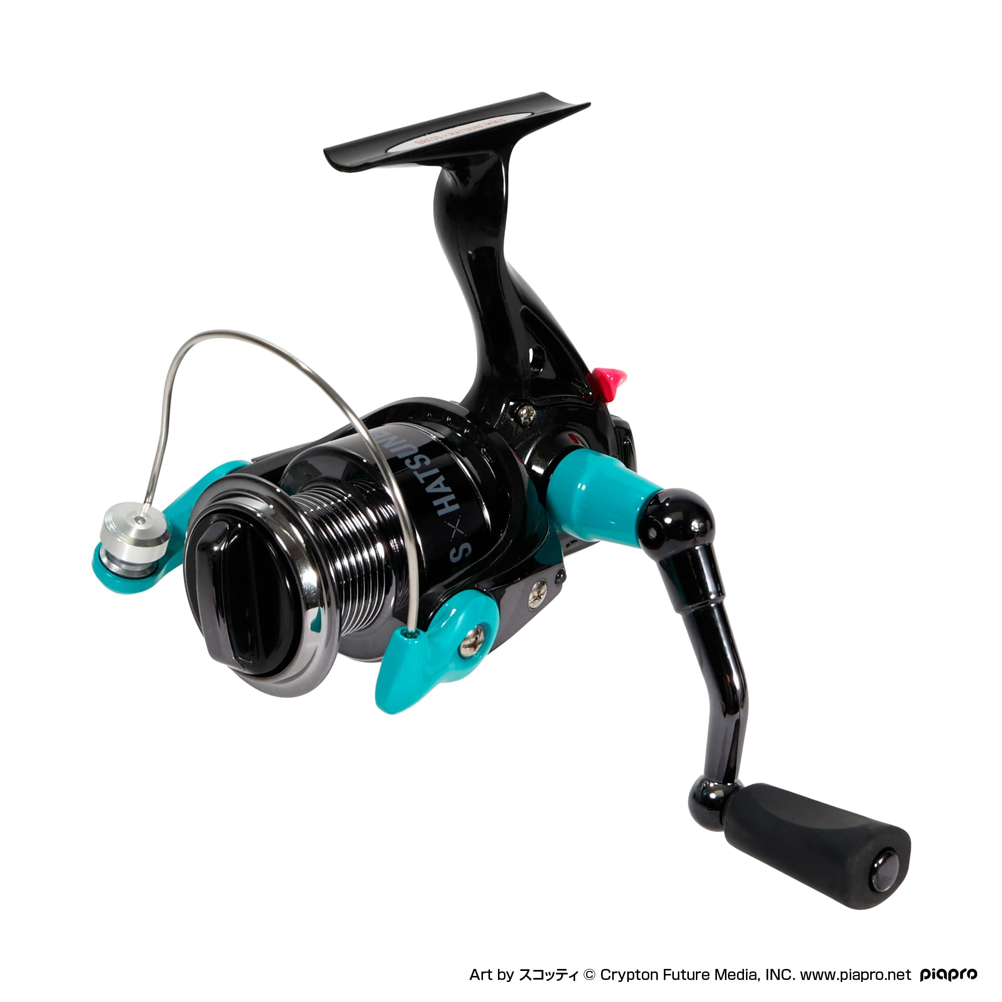 初音ミク×DRESS 初音ミクの光る リール コラボ グッズ スピニングリール 釣り 釣り具 フィッシングリール 軽量 高性能 ルアー釣り 初心者