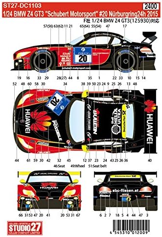 Studio27 DC1103 1/24 BMW Z4 GT3 Schubert Motorsport #20