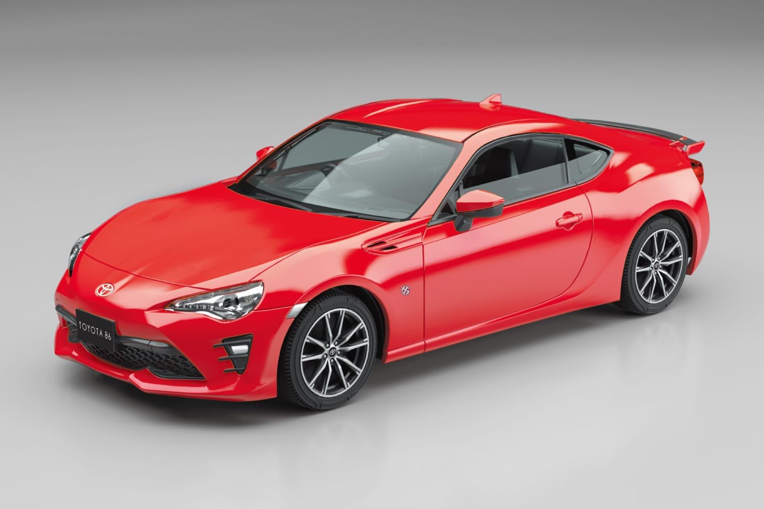 Aoshima 1/32 Easy Plastic Snap Kit No.08-PR Toyota 86 Pure Red - BanzaiHobby