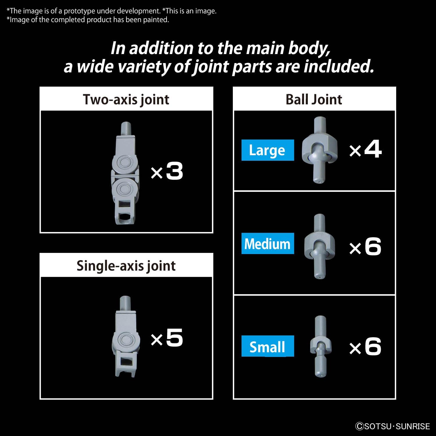 Bandai 1/144 Option Parts Set Gunpla 08 (Bolden Arm Arms)