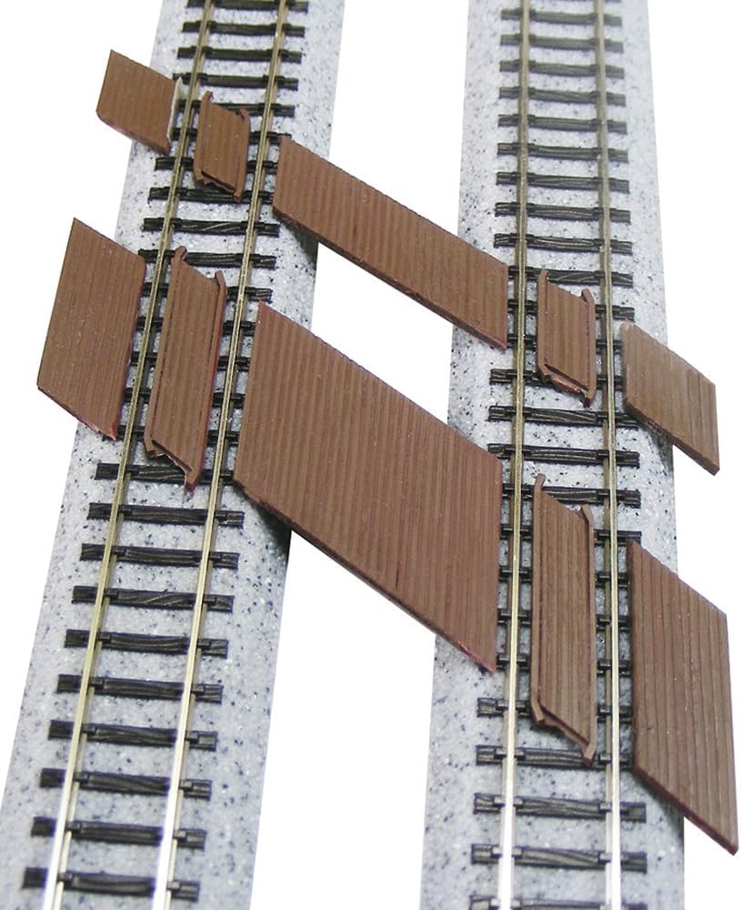 TGW NA-113 N Gauge Diagonal Crossing Board Small (10 Parts)