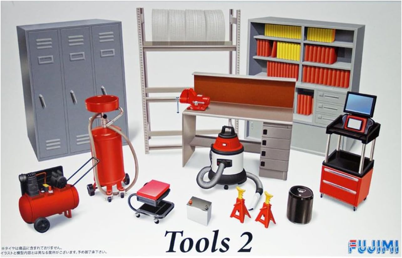 Fujimi GT26 1/24 Garage & Tool Series Tools 2 - BanzaiHobby