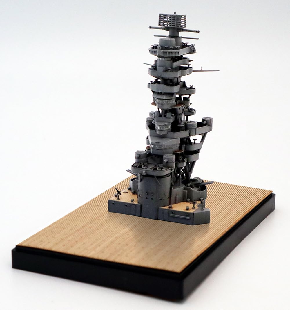Fujimi 1/350 Imperial Japanese Navy Battleship Fuso Bridge (with wooden deck sticker) - BanzaiHobby