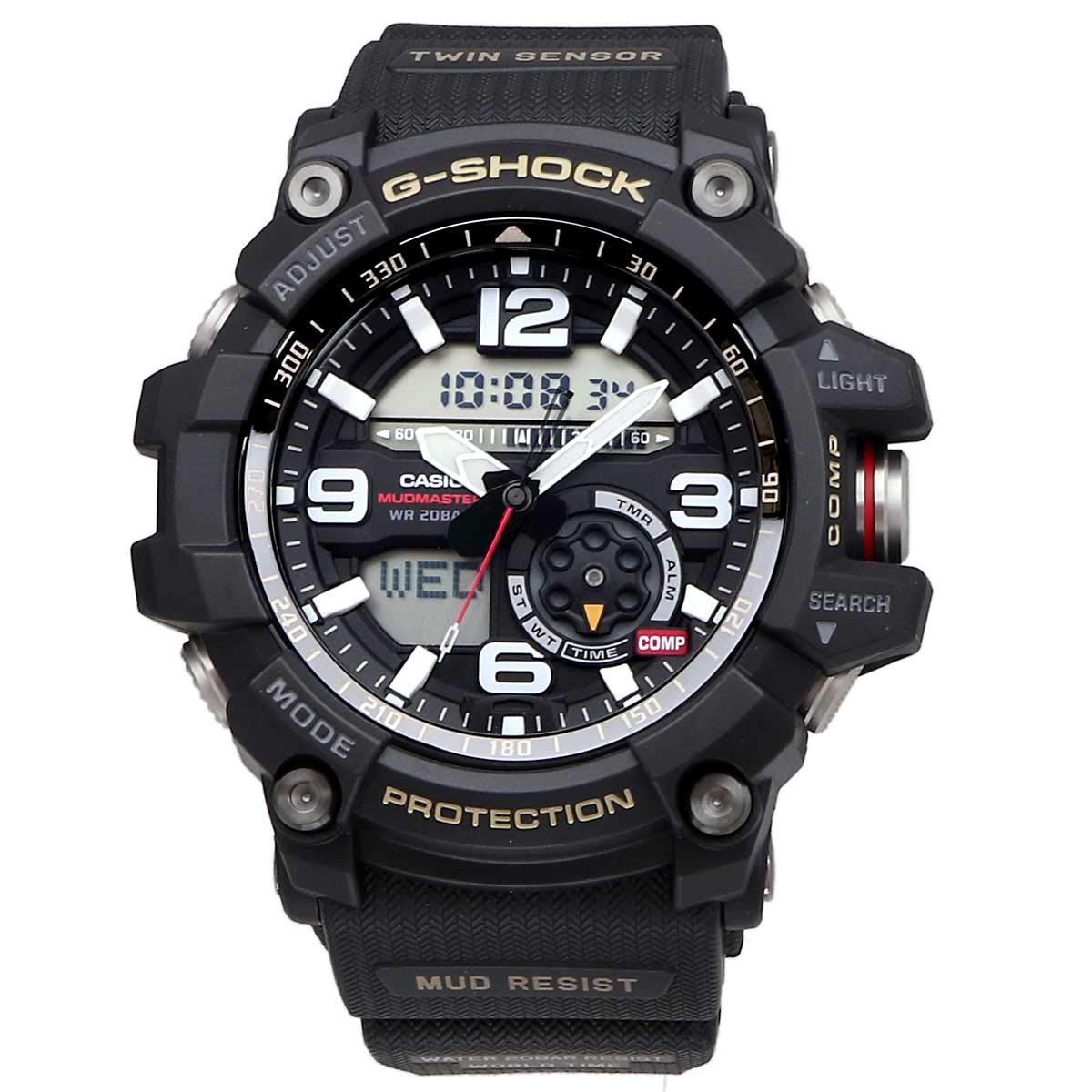 CASIO カシオ G-SHOCK ジーショック Gショック 腕時計 時計 メンズ MASTER OF G MUDMASTER マッドマスター ブラック 防塵 GG-1000-1A [並行輸入品]