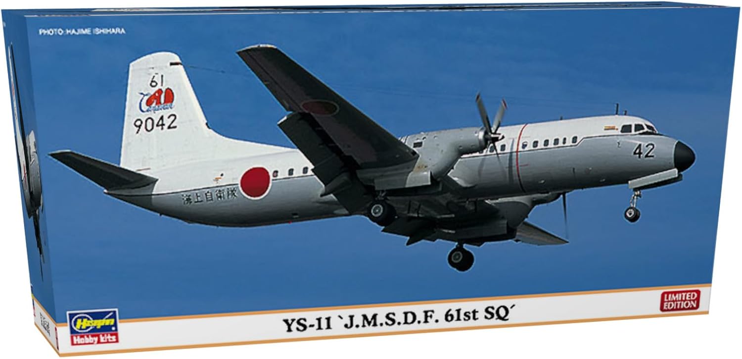 Hasegawa 10806 1/144 YS-11 JMSDF 61st SQ - BanzaiHobby