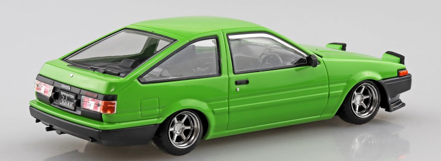 Aoshima 1/32 Easy Plastic Snap Kit No.11CU-GN Toyota Sprinter Trueno Custom (Green)