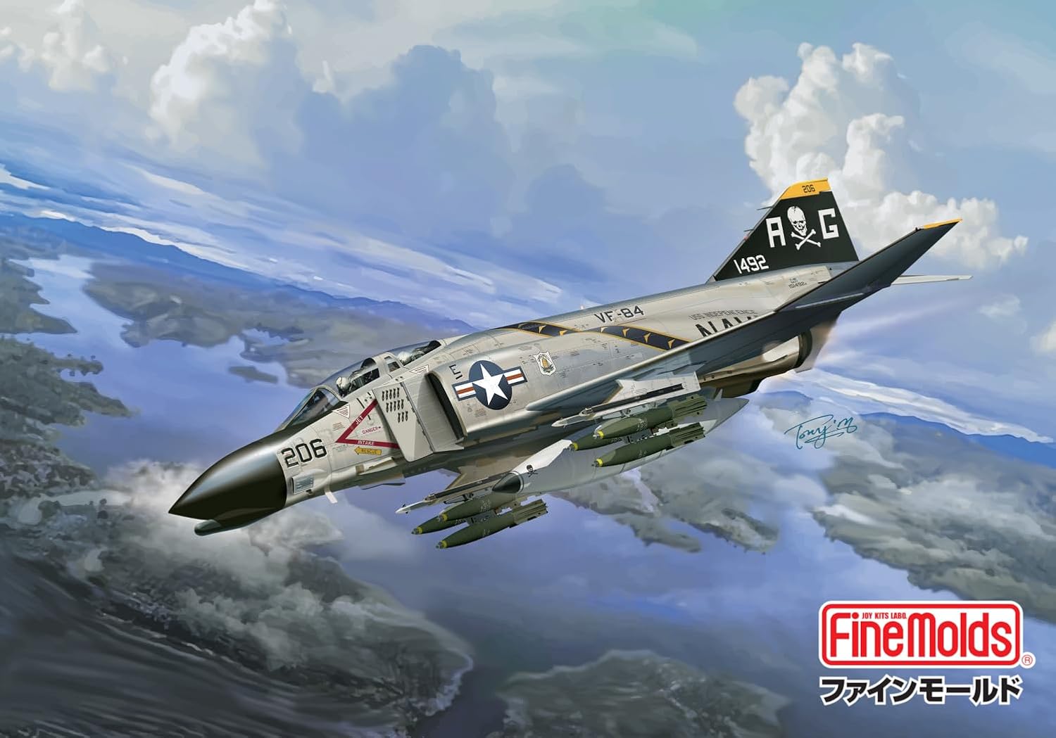 Fine Molds FF05 1/72 U.S. Navy Jet Fighter F-4B VF-84 Jolly Rogers