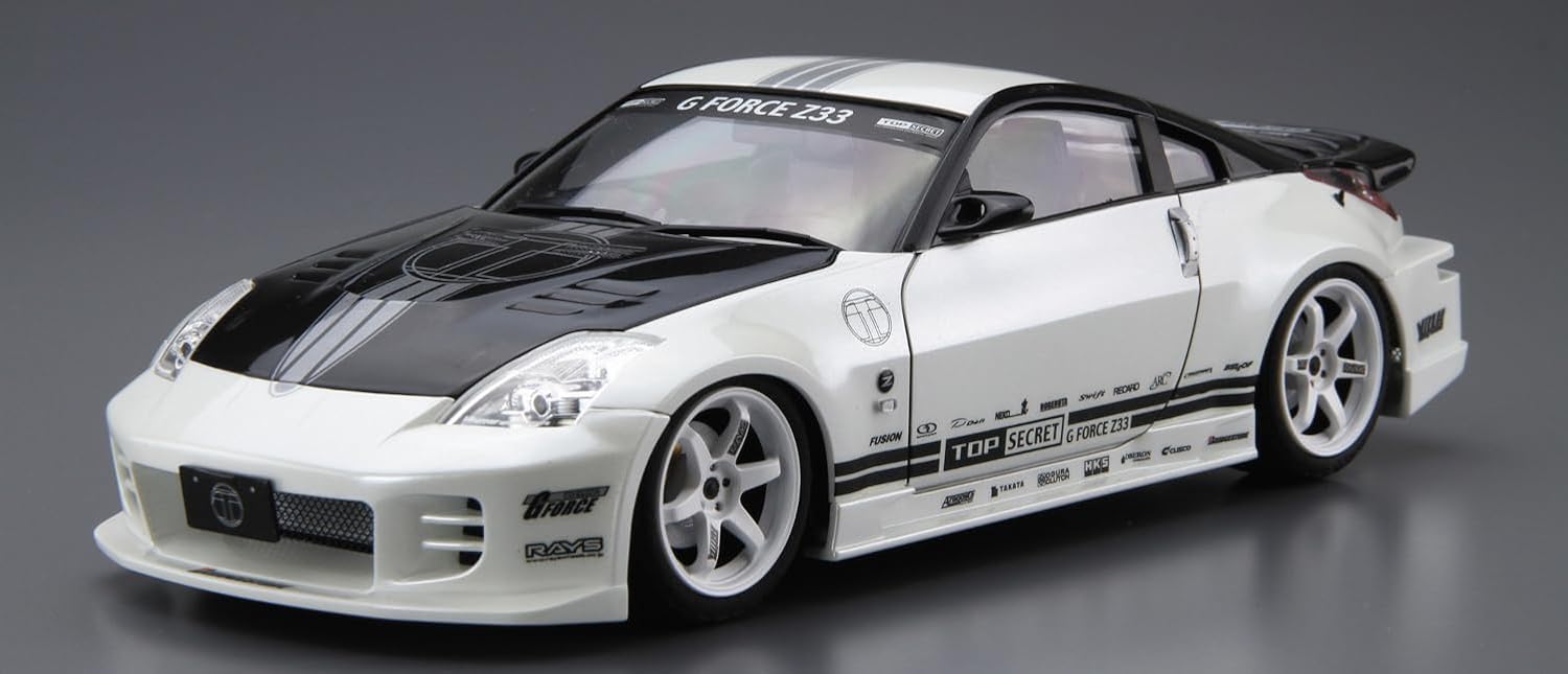 Aoshima 1/24 The Tuned Car Series No.33 Nissan Top Secret Z33 Fairlady Z '05 - BanzaiHobby