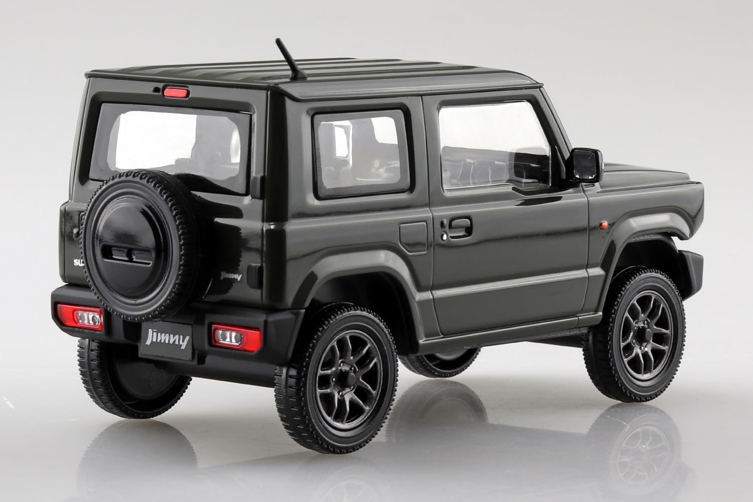 Aoshima 1/32 Raku Plastic Snap Kit No.09-JG Suzuki JB64 Jimny Jungle Green - BanzaiHobby