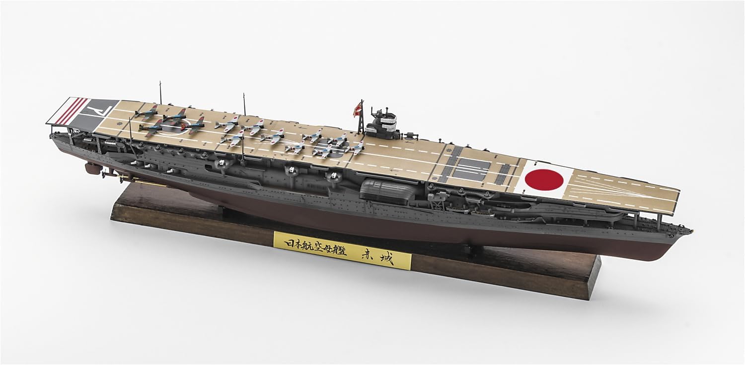 Hasegawa CH127 1/700 Japanese Navy Aircraft Carrier Akagi Full Hull Version Battle of Midway