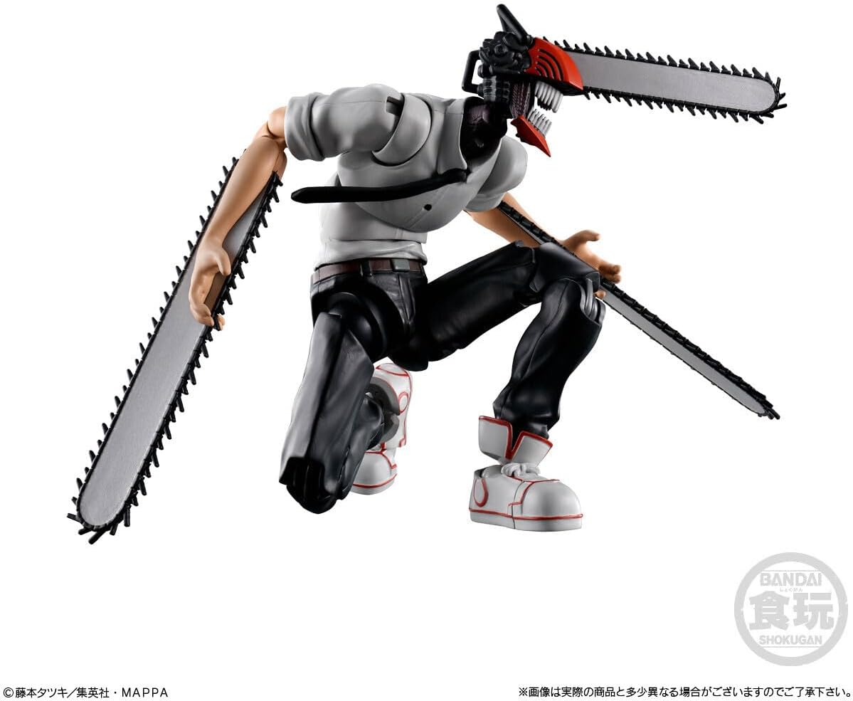 Bandai SMP Kit Makes Pose Chainsaw Man Shokugan (set of 2)