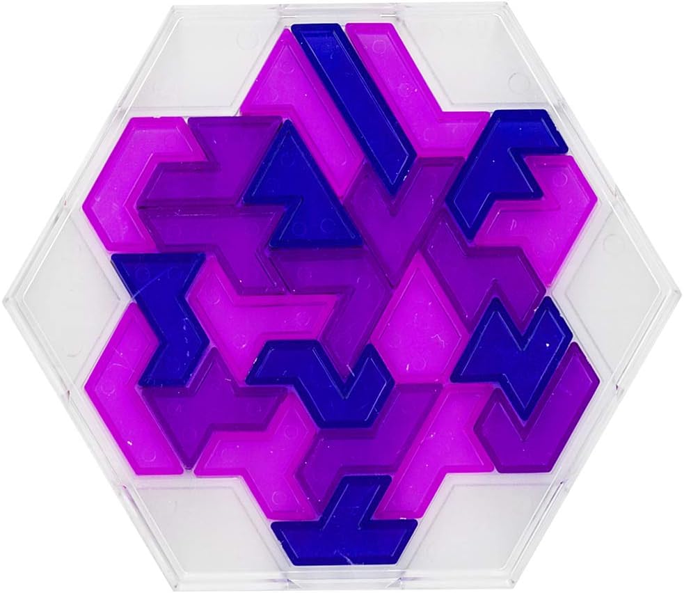 Tenyo TBB-05 Heptamond Brain Block Perpetual Puzzle, Level 5