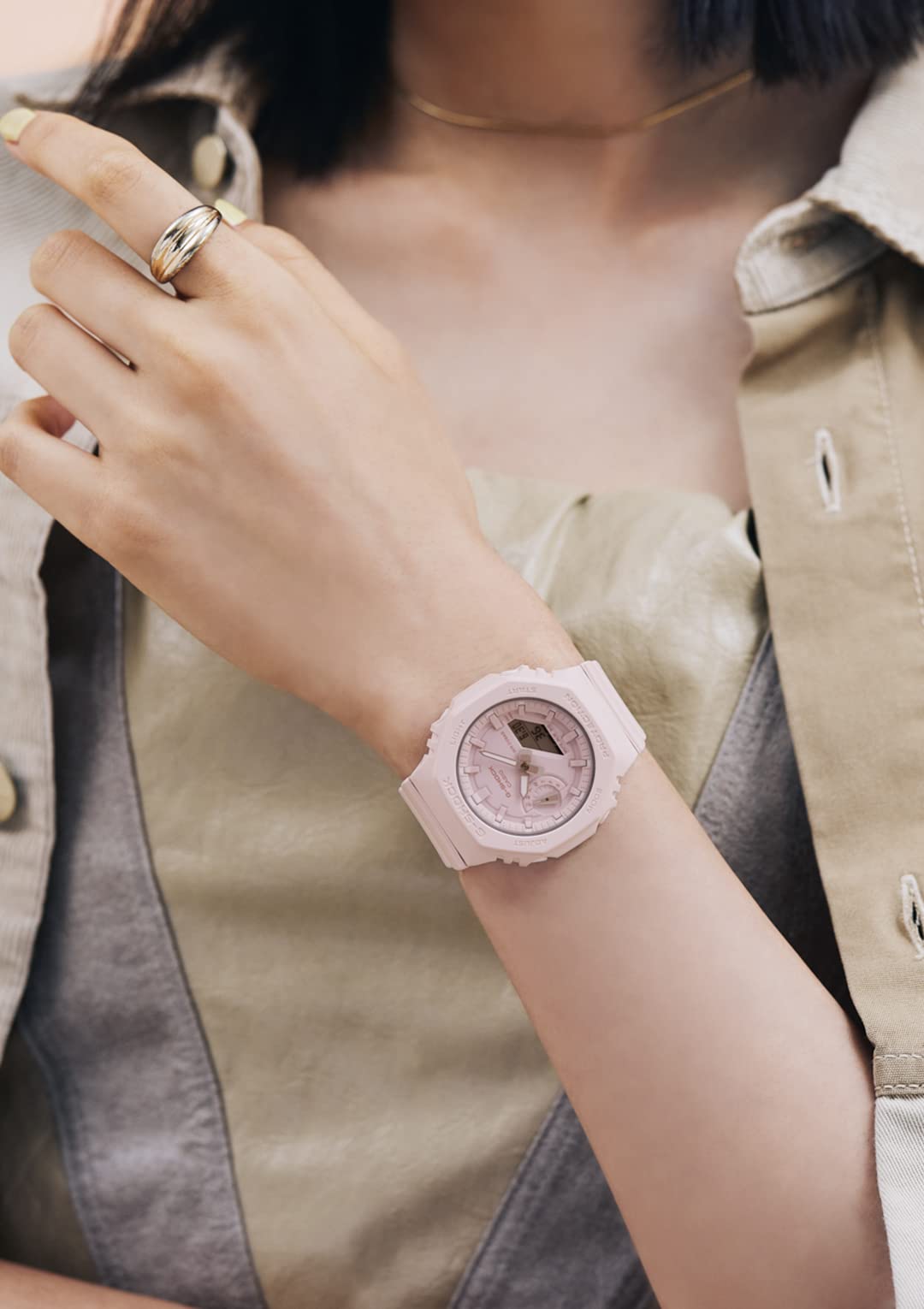 [カシオ] 腕時計 ジーショック 【国内正規品】 ミッドサイズモデル GMA-S2100BA-4AJF レディース ピンク - BanzaiHobby