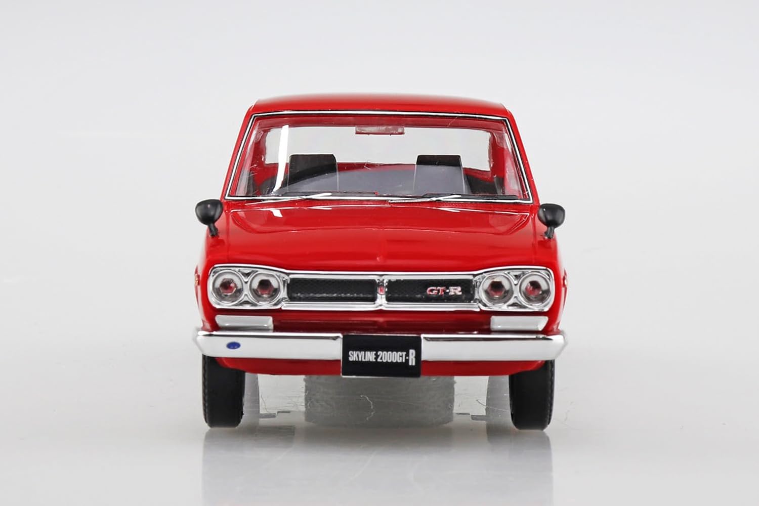 Aoshima 1/32 RakuPla Snap Kit No.16-RD Nissan C10 Skyline 2000GT-R (Red) - BanzaiHobby