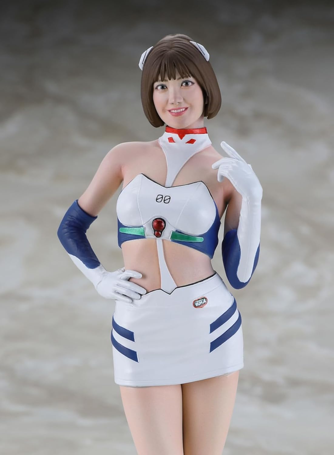Hasegawa SP651 1/12 12 Real Figure Collection Evangelion Racing Circuit Mate Arisa Akagi/Rei Ayanami - BanzaiHobby