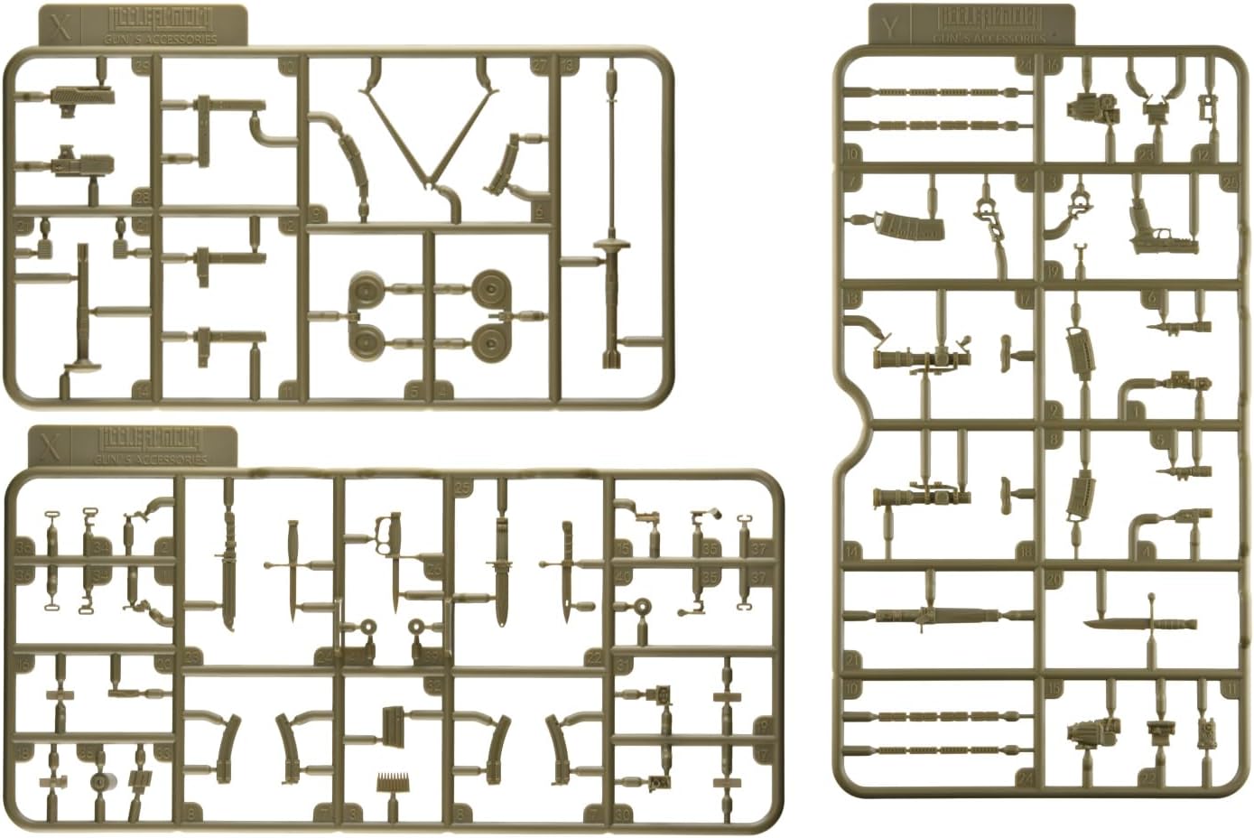 TOMYTEC LD053 1/12 Little Armory Gun's Accessories B2 FDE Color ver. - BanzaiHobby