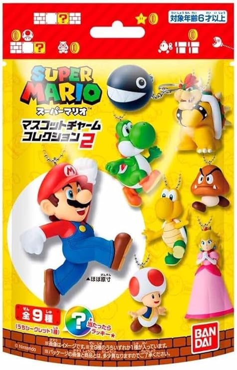 Bandai Super Mario Mascot Charm Collection 2 (1Box 10pcs) - BanzaiHobby