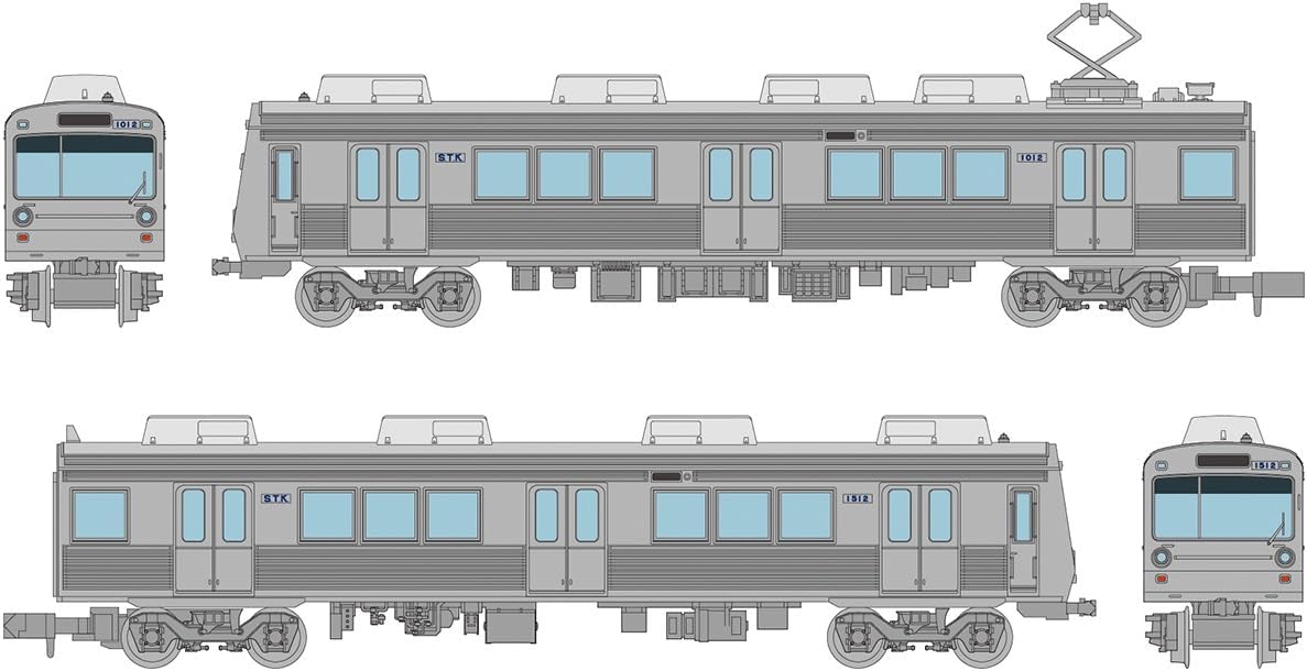 TOMYTEC The Railway Collection Shizuoka Railway Type 1000 (Distributed Air Conditioning) 2-Car Set