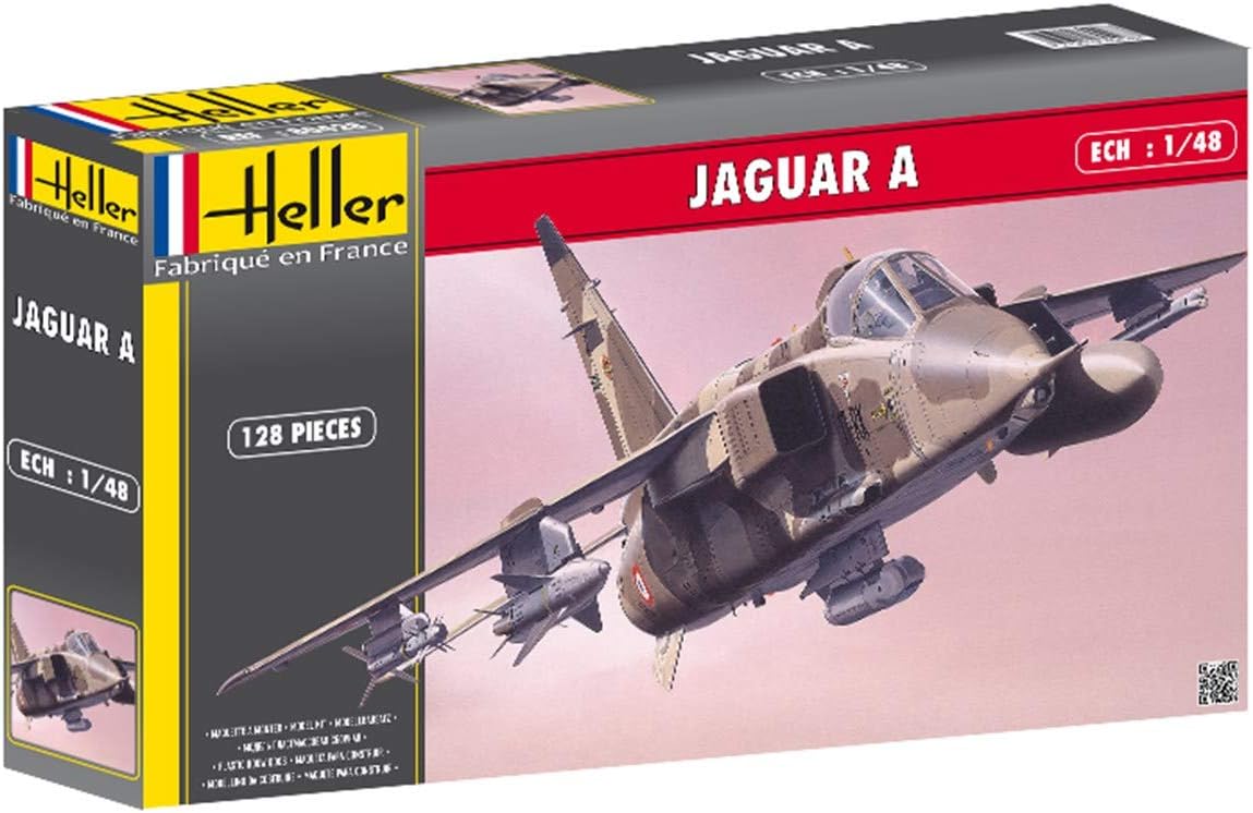 Heller HEL80428 1/48 Jaguar A single-seat attack aircraft