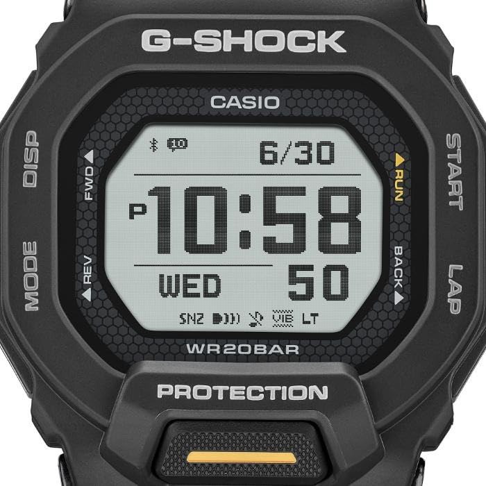 G-SHOCK Gショック G-SQUAD GBD-200 シリーズ スマートフォンリンク カシオ CASIO デジタル 腕時計 ブラック GBD-200-1A1 メンズサイズ 海外モデル [並行輸入品]