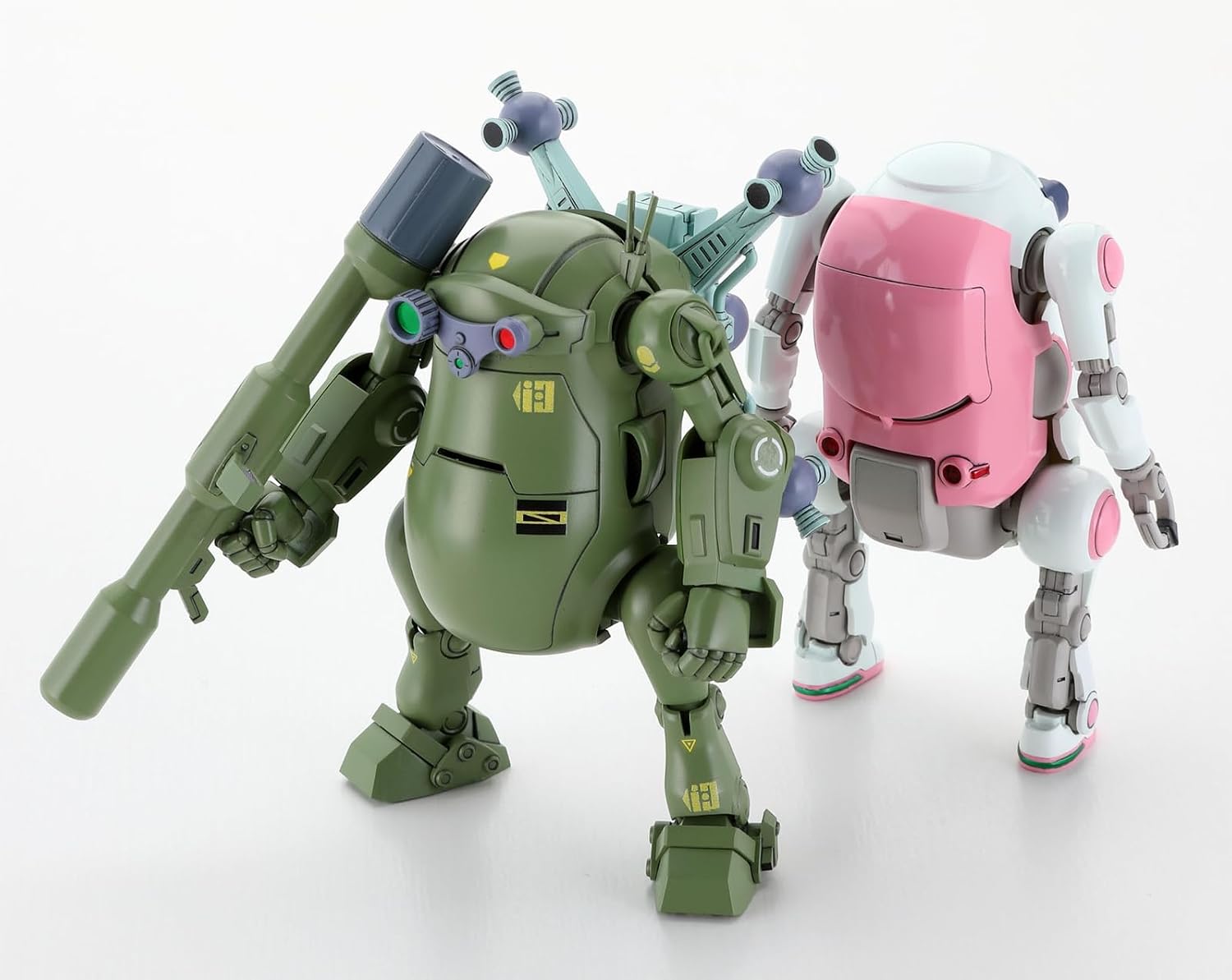 Hasegawa 64819 1/35 MechatroWeGo VOTOMS Collaboration Series Vol.5 Round Mover & Fyana (Set of 2) - BanzaiHobby