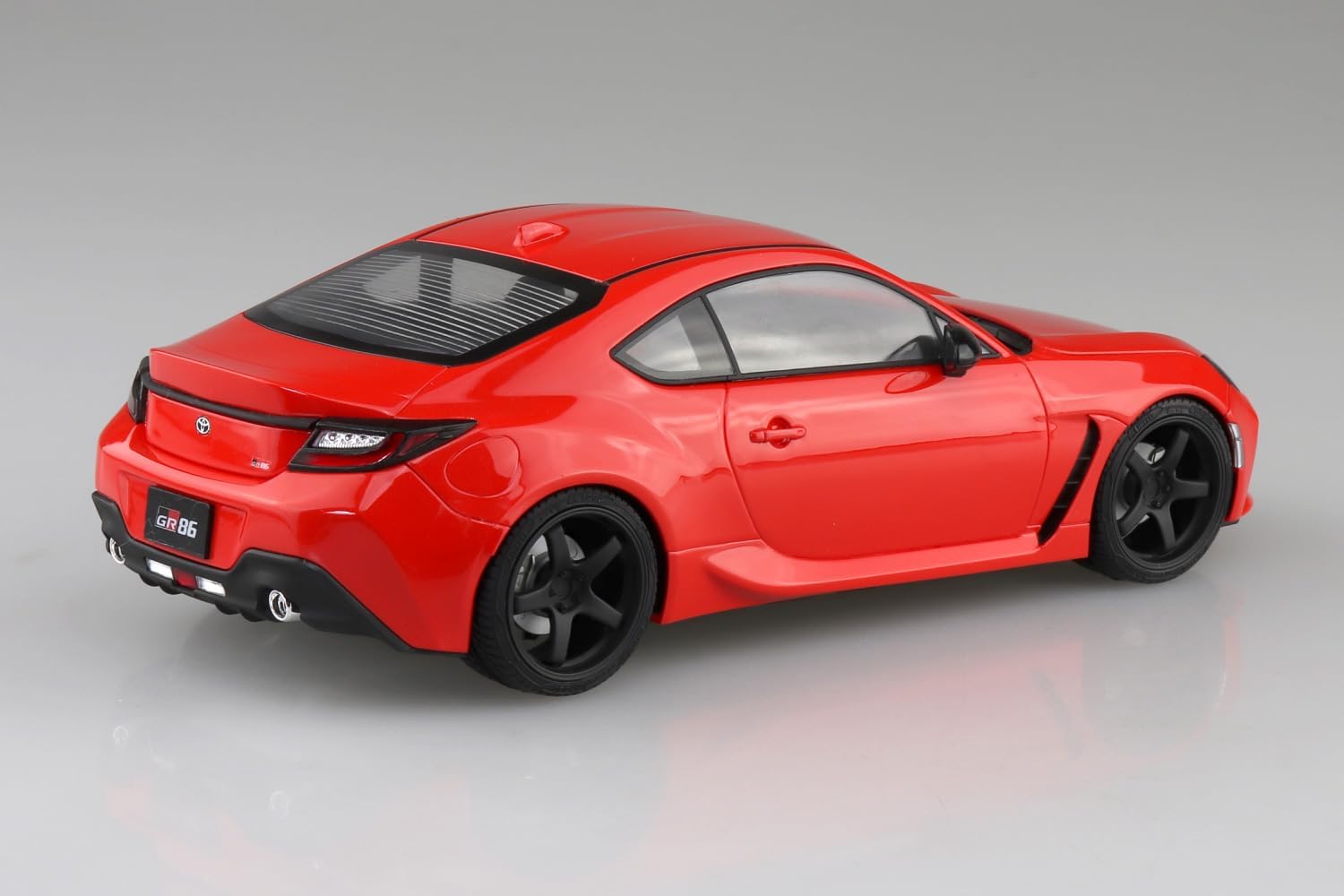 Aoshima 064214 1/24 Bunka Kyozai The Model Car Series SP13 Toyota ZN8 GR86 '21 Custom Wheels - BanzaiHobby