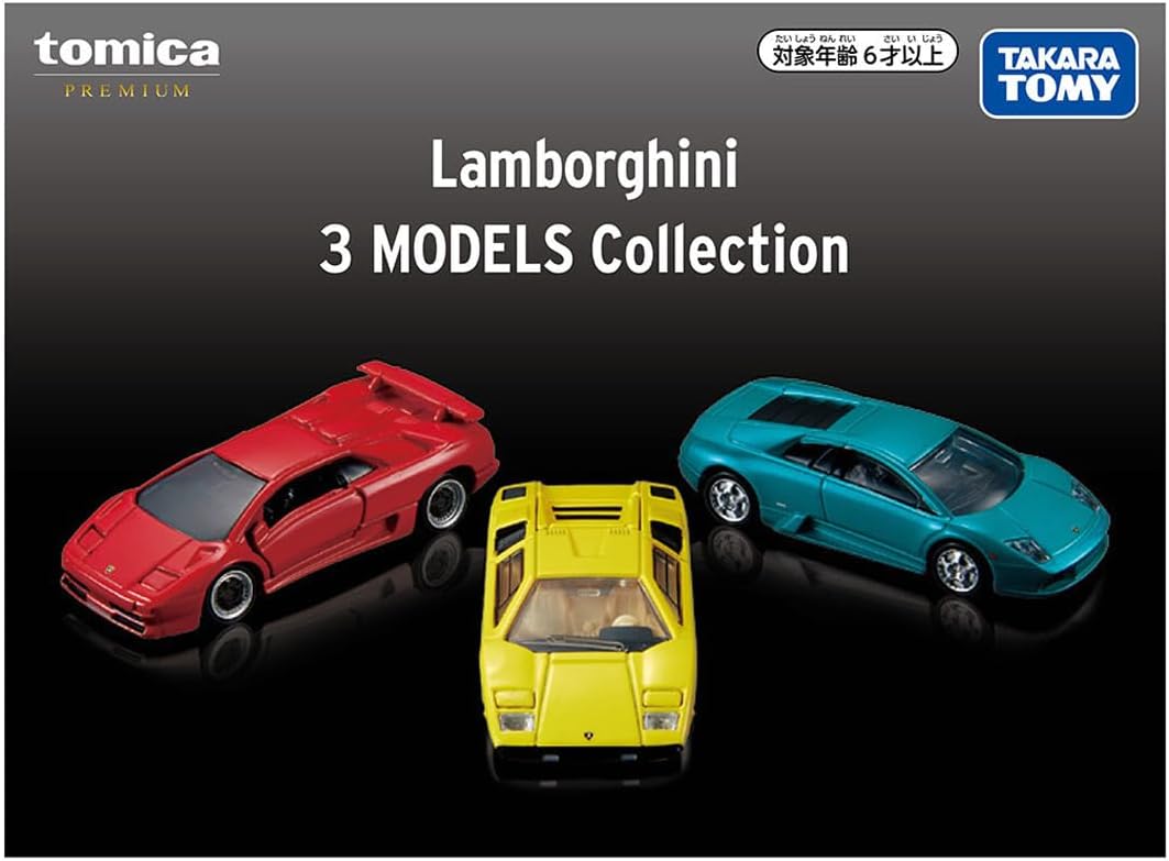 Tomica P Lamborghini 3 MODELS Collection - Takara Tomy Banzai Hobby