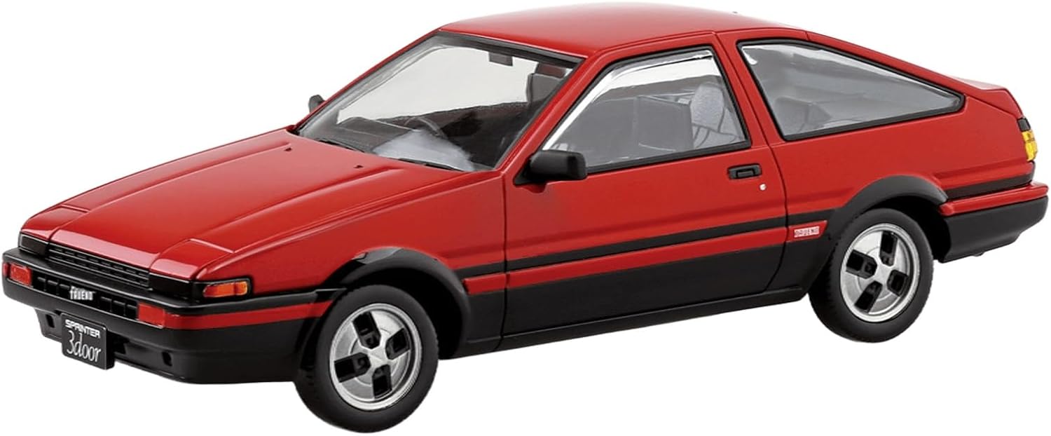 Aoshima 1/32 RakuPla Snap Kit No.11-RB Toyota Sprinter Trueno High Flash Two Tone - BanzaiHobby