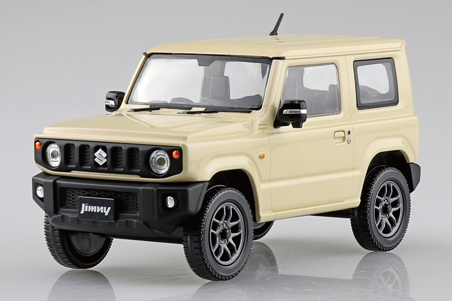 Aoshima 1/32 Easy Plastic Snap Kit No.09-CI Suzuki JB64 Jimny Chiffon Ivory Metallic - BanzaiHobby