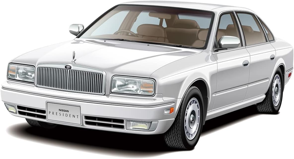 Aoshima 1/24 The Model Car No. 89 Nissan G50 President JS/Infiniti Q45 '89