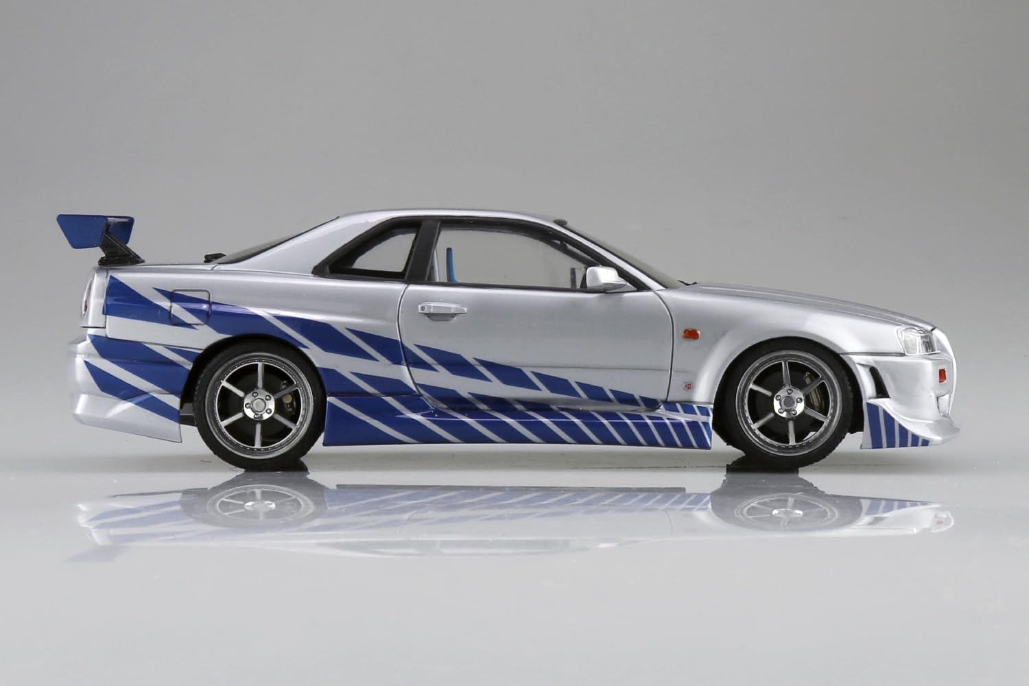 Aoshima 1/24 Movie Mecha WS-02 Fast & Furious R34 Skyline GT-R